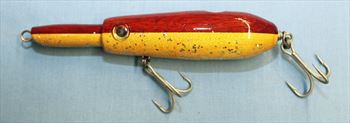 Fishing Lure - 6 1/2"  - Padauk & Yellowheart Hardwoods - Only $21.99 - Lure #129